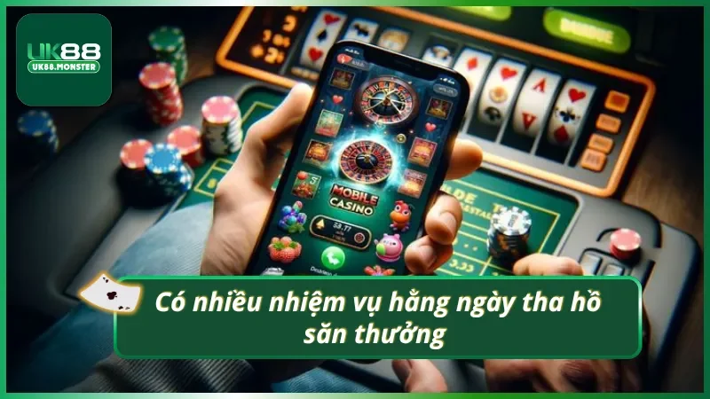 Nổ Hũ 88 đề ra nhiều nhiệm vụ hằng ngày cho hội viên